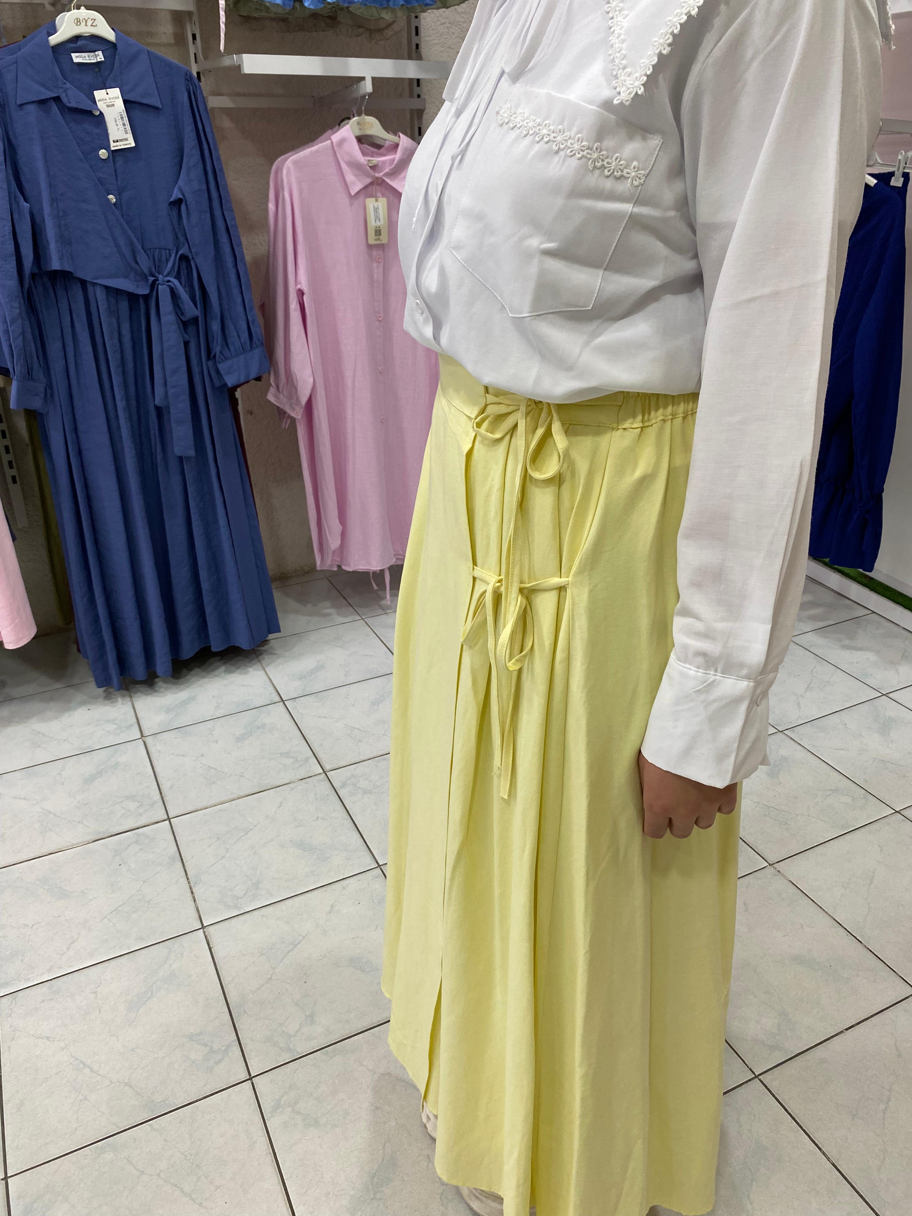 yandan bağlamalı etek