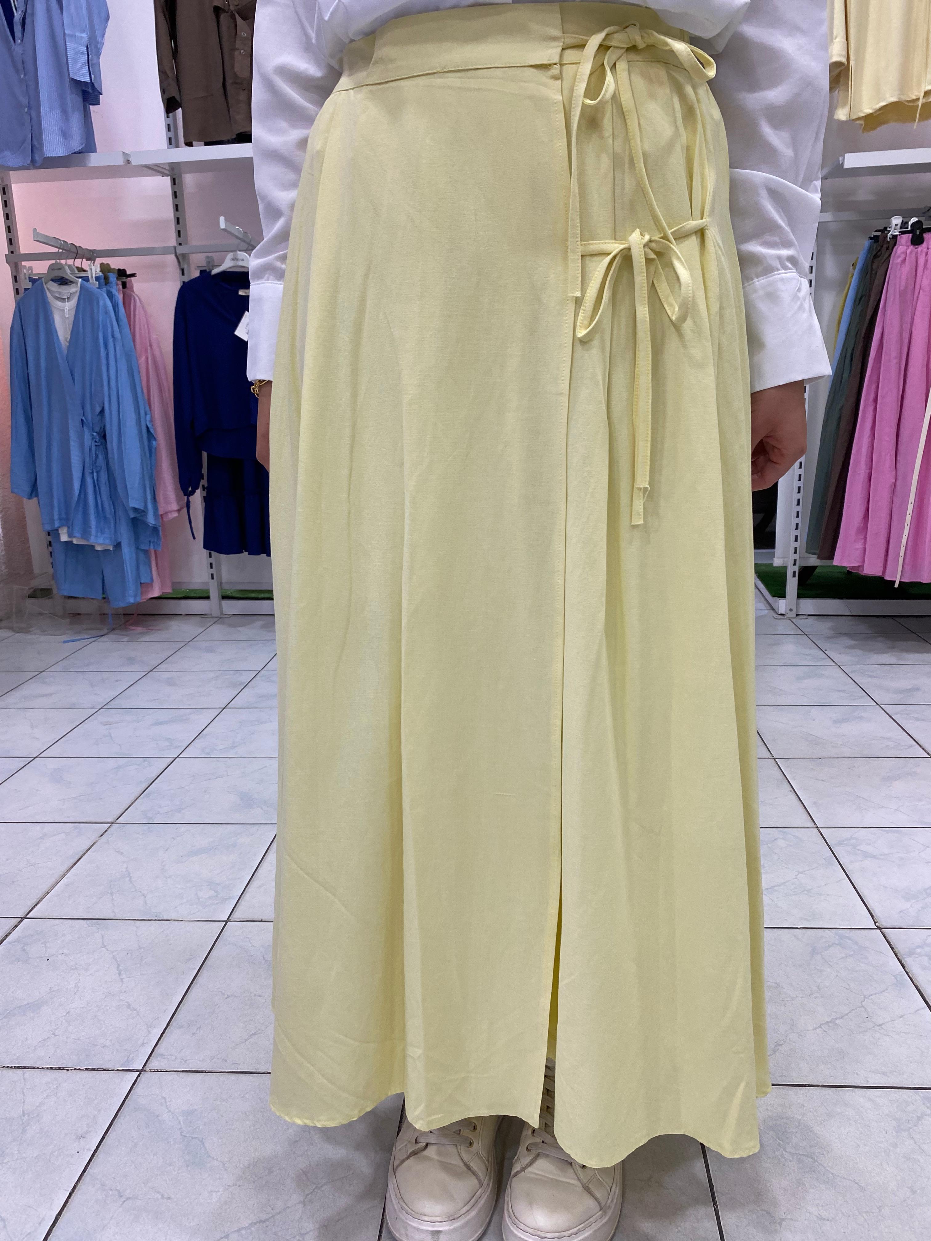 yandan bağlamalı etek